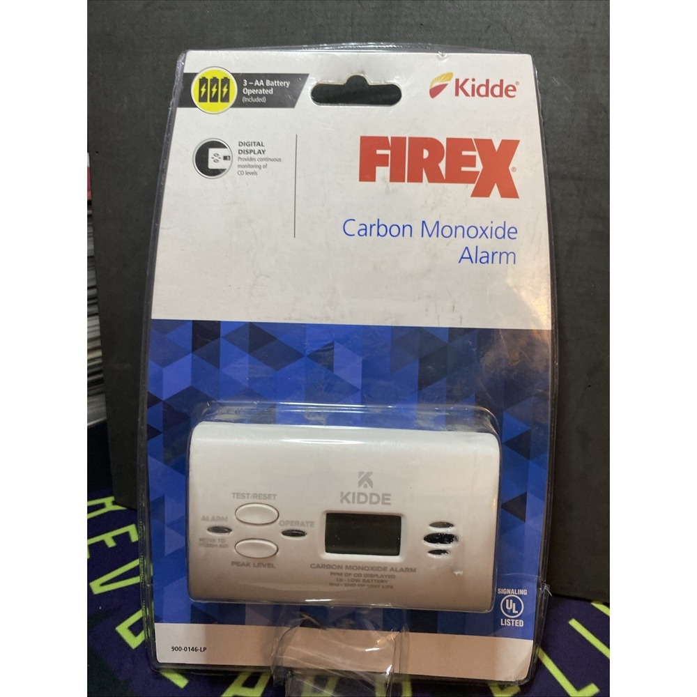 Kidde FireX Carbon Monoxide Alarm w Digital Display KN-COPP-B-LPM 900-0146-LP A2